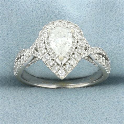 vera wang halo engagement ring